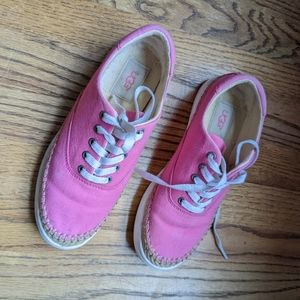 UGG Canvas Pink Sneakers